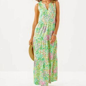 Lilly Pulitzer Sydnee Maxi Dress NWOT Sz Large